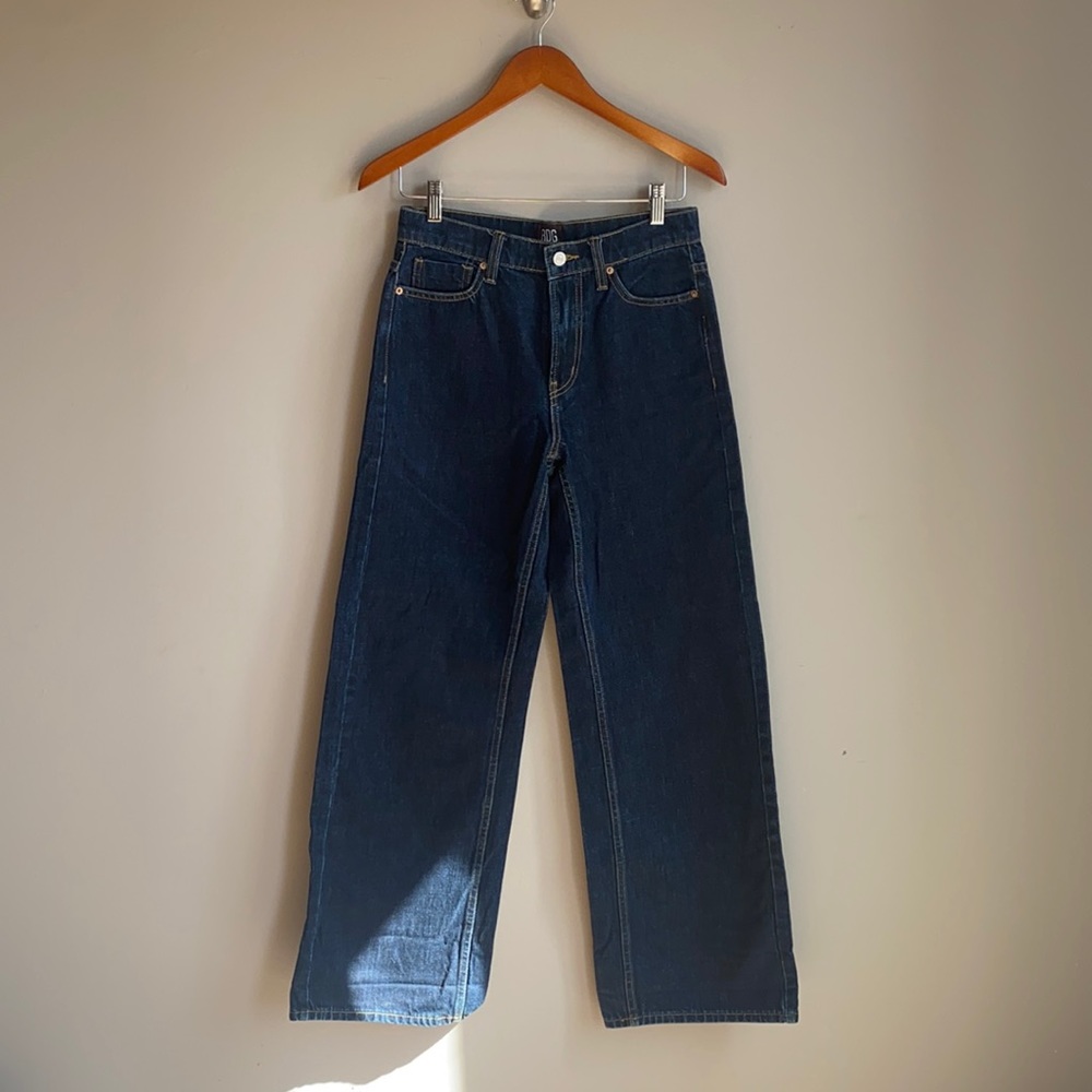 BDG High Rise Wide Leg Jean Dark Rinse 25